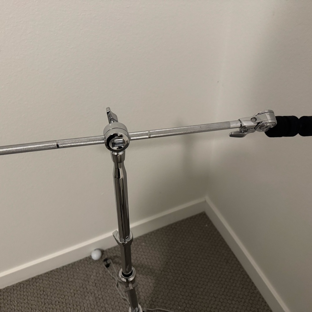 Silver Drum Cymbal Standard and one piece double drum holder
